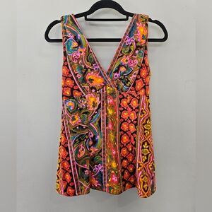 Vibrant Multicolor Remade Top